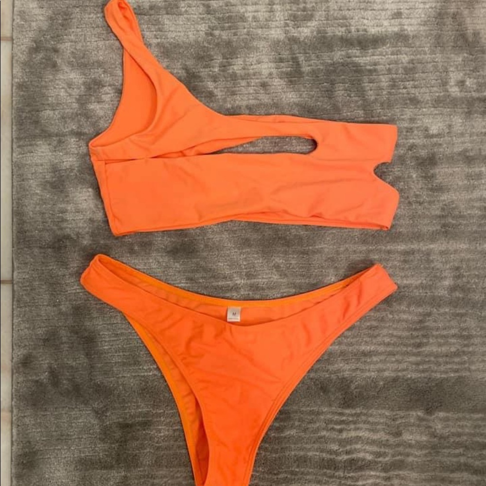 Neon Orange Bikini